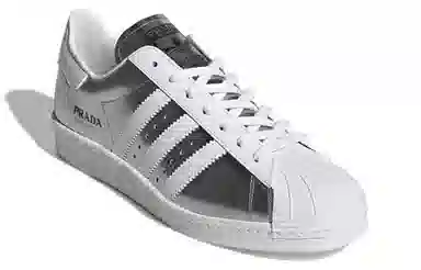 PRADA x adidas Superstar White Silver 2020
