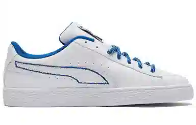 PUMA Low Top White Blue