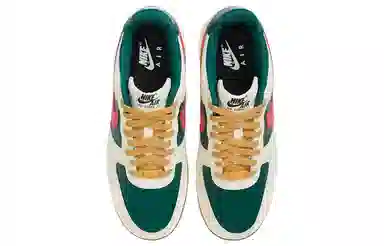 Nike Air Force 1 Low White Green Red