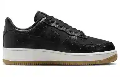 Nike Air Force 1 "Black Ostrich"