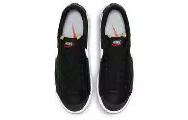 Nike Blazer Low Platform Black White