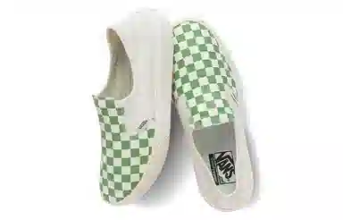 Vans Comfycush One Green White Checkerboard