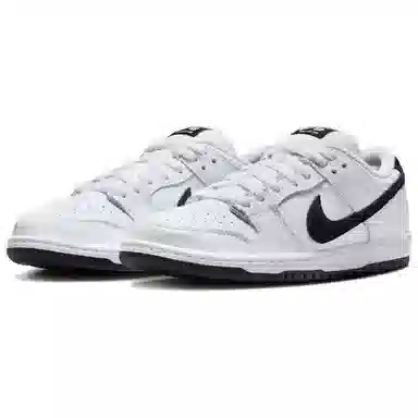 Nike Dunk SB Low Pro White Suede Black