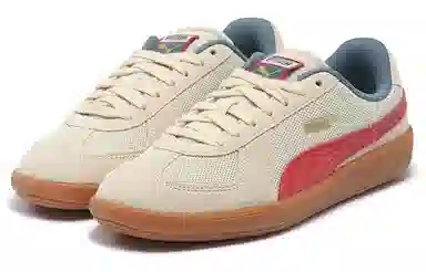 PUMA Army Trainer White Gold Red