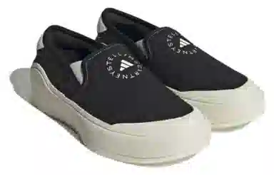 Stella McCartney x adidas Court Slip-on Black White