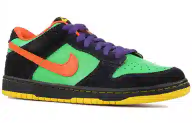Nike Dunk SB Green Spark Hoop Orange
