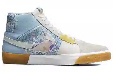 Nike Blazer Mid Light Beige Blue
