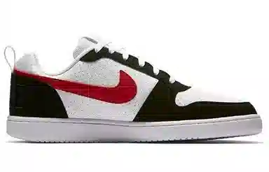 Nike Court Borough Low Black White Red