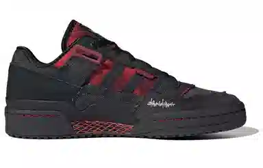 adidas Forum Exhibit Low Black Red