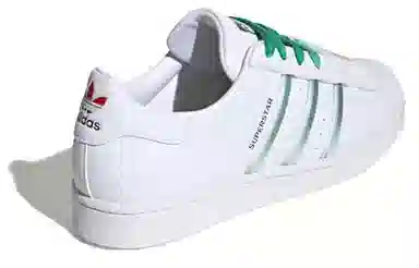 adidas Superstar White Green