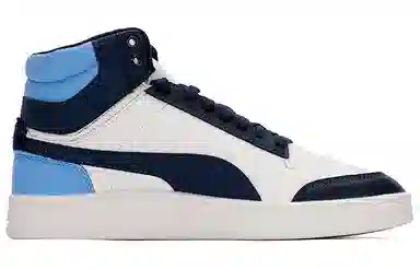 PUMA Shuffle Mid Blue White