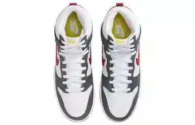 Nike Dunk High White Grey Red