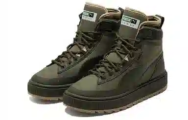 PUMA Suede Mid WTR Brown Olive