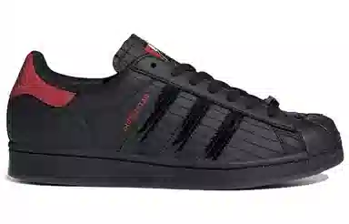 adidas Superstar Black Red