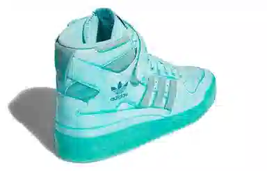 Jeremy Scott x adidas Forum Dipped Mint Blue