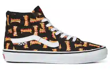 Thrasher x Vans SK8 High Black Yellow