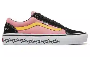Supreme x Vans Old Skool Black Pink