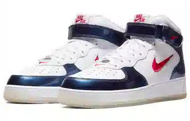 Nike Air Force 1 QS University Red Midnight Navy