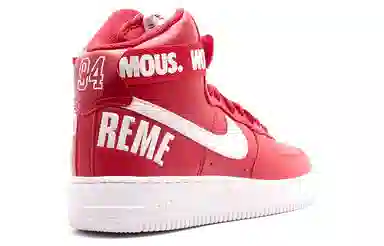 Supreme x Nike Air Force 1 High "World Famous Red"