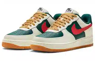 Nike Air Force 1 Low White Green Red
