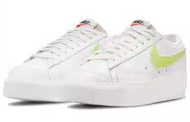 Nike Blazer Low Platform White Green