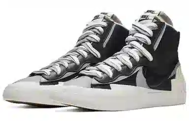 Sacai x Nike Blazer Mid Black White