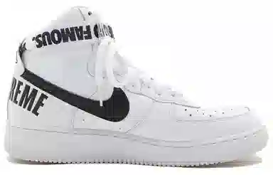 Supreme x Nike Air Force 1 High White
