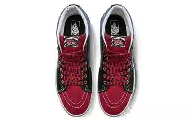 Vans SK8 High Red Blue