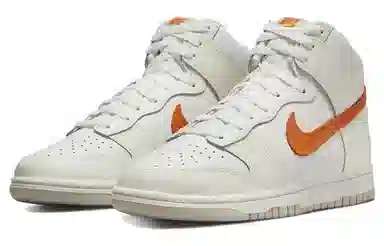 Nike Dunk High White Orange