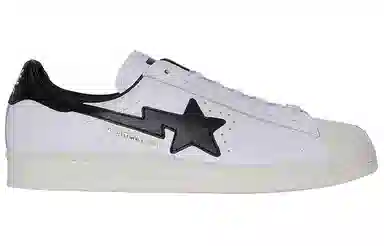A BATHING APE x adidas Superstar White Gold Black