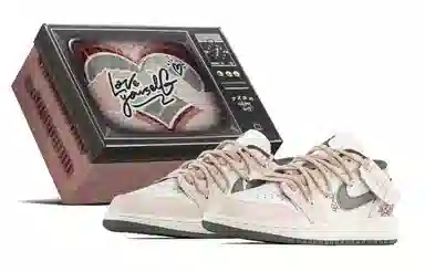 Jordan Air Jordan 1 Low GS Grey Pink