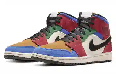 Blue The Great x Air Jordan 1 Mid Fearless