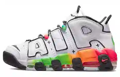 Nike Air More Uptempo 96 White Rainbow