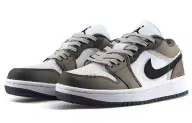 Jordan Air Jordan 1 Low "Iron Heart Silver Brown"