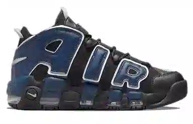 Nike Air More Uptempo Black Red Blue