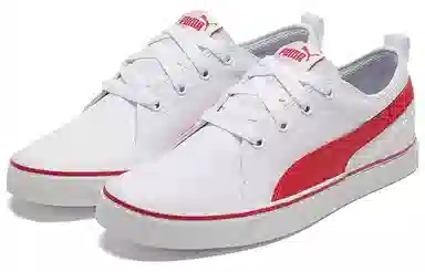 PUMA Low Top White Red