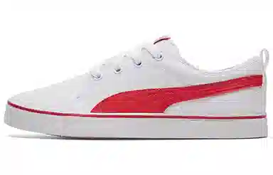 PUMA Low Top White Red