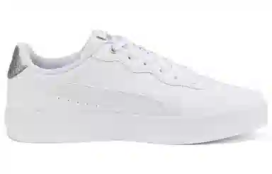 Puma Skye Clean Distressed White Silver