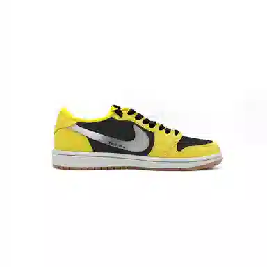 Travis Scott x Air Jordan 1 Low "Cool Yellow Black"