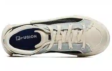 FILA Fusion Pop Canvas Sneakers Black Beige