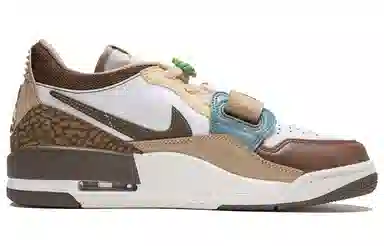 Jordan Legacy 312 Low White Brown