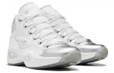 Reebok Question Mid "25th Anniversary" White Silver