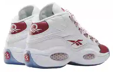 Reebok Question Mid White Red