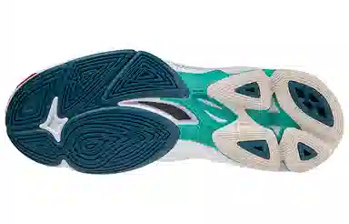 Mizuno Wave Lightning Z7 White Red Green