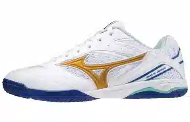 Mizuno Wave Drive 8 White Gold Blue