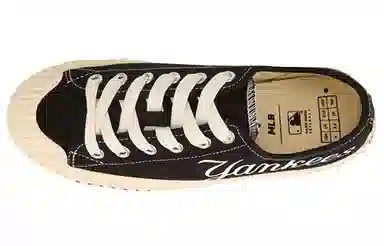 MLB Play Ball Low Canvas Black