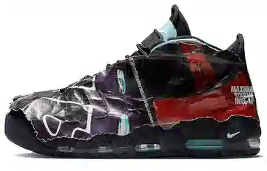 Nike Air More Uptempo Black Blue