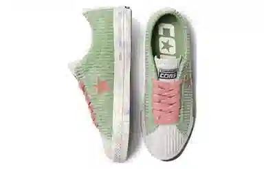Converse One Star Pro Corduroy Green Pink