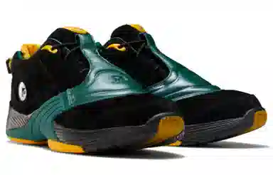 Reebok Answer V Black Green Yellow