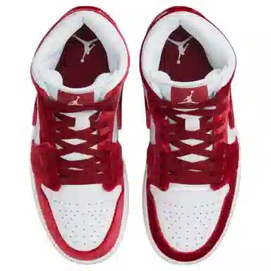 Jordan Air Jordan 1 Mid "Red Velvet White"